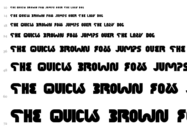 Xtreme Bike font waterfall